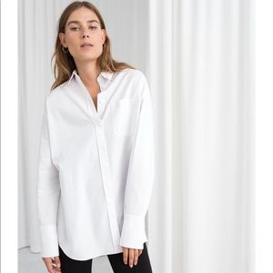 & Other Stories Oversized Button Up Shirt (Size 2)